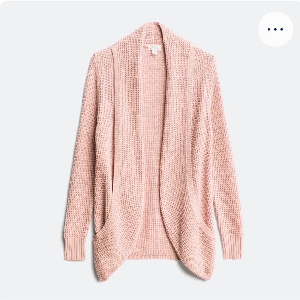 Market & Spruce Petite Blush Cardigan Sweater
